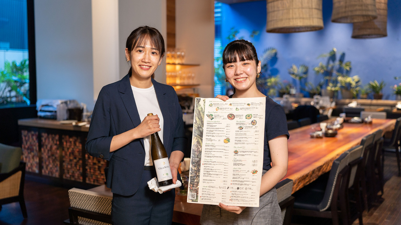 GINGER GRASS modern thai vietnamese 新宿で働く人の写真1枚目