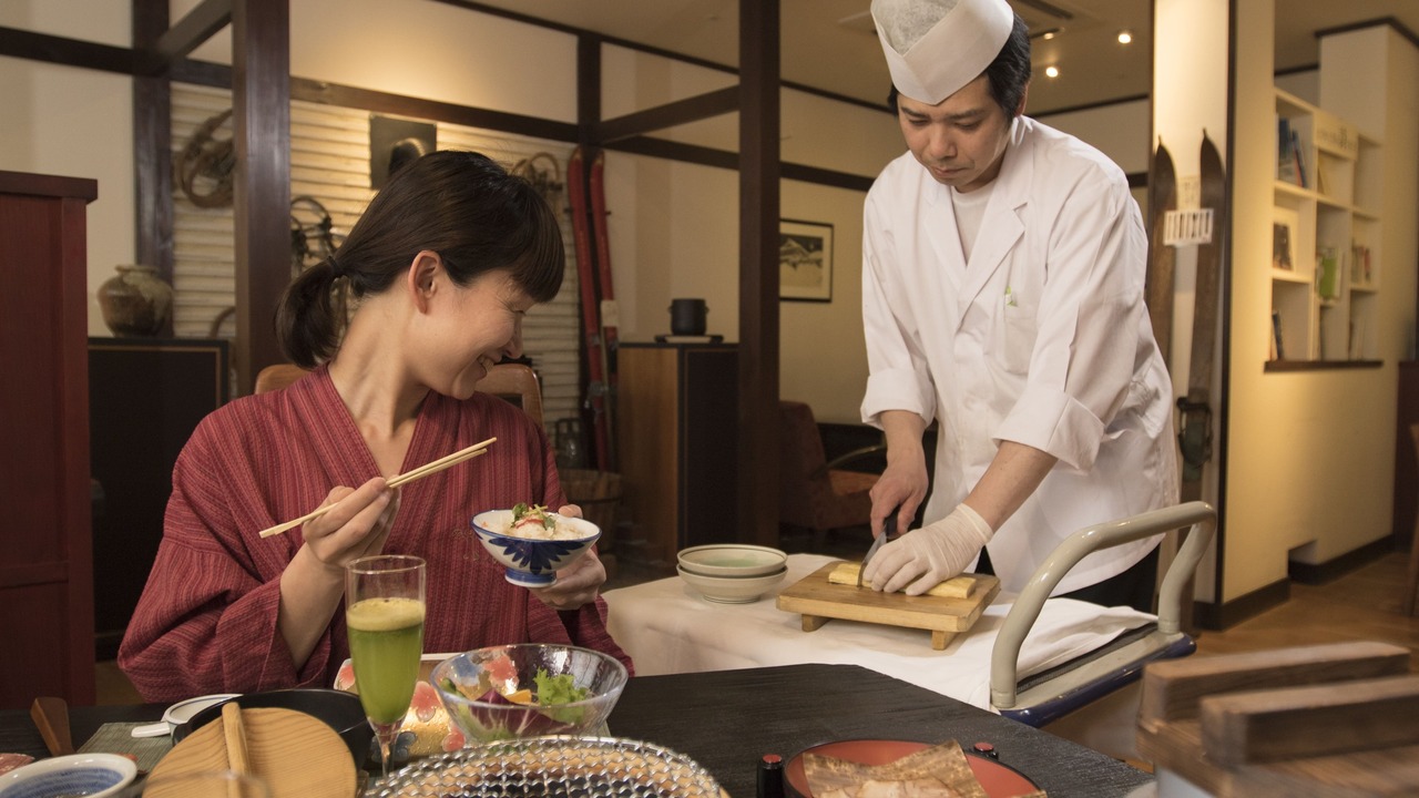 ぬくもりの宿ふる川で働く人の写真1枚目
